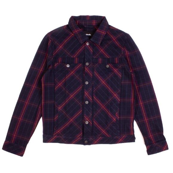 Afends Midnight Conspiracy Plaid Jacket - Picture 1 of 7